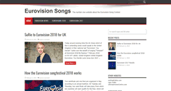 Desktop Screenshot of eurovisionsongs.net